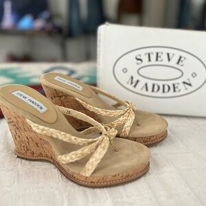 Steve Madden Cork Wedges